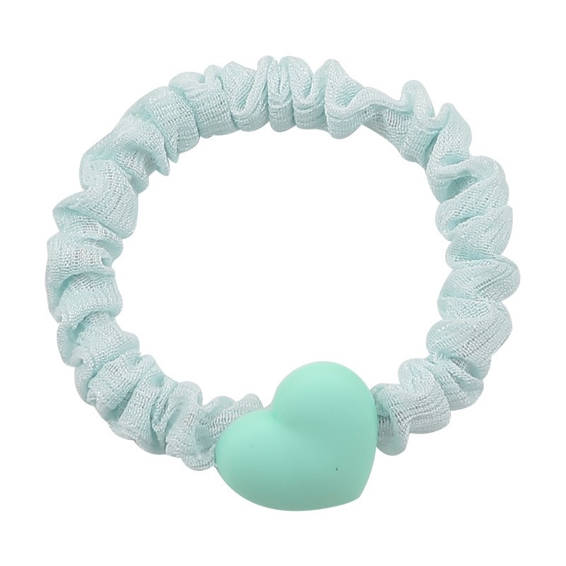 Dây Buộc Tóc Cao Su Co Giãn Không Đau Họa Tiết Hoạt Hình Phong Cách Hàn Quốc Cho Bé