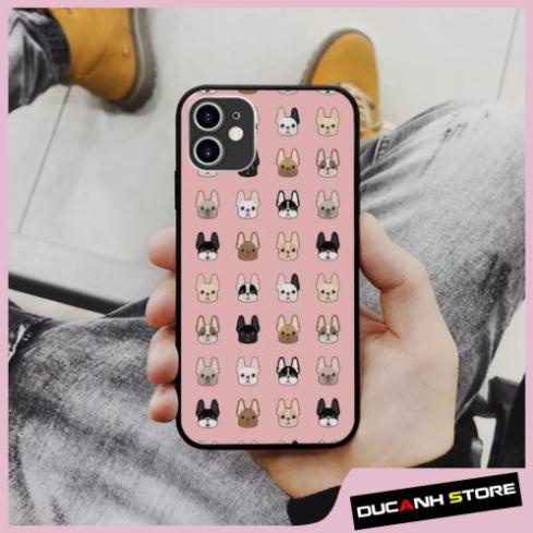 Ốp Lưng iPhone hình dogs face collage art aesthetic chống sốc đen  cho các dòng SAMSUNG PAP20210963