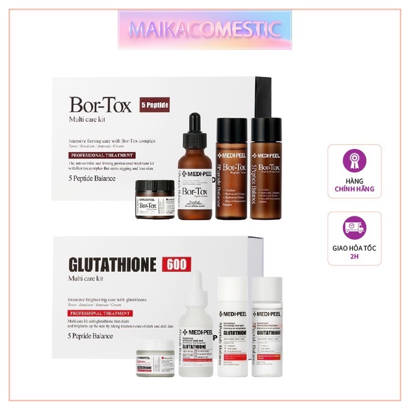 Set Medipeel Bor Tox 4 Món Căng Bóng Da