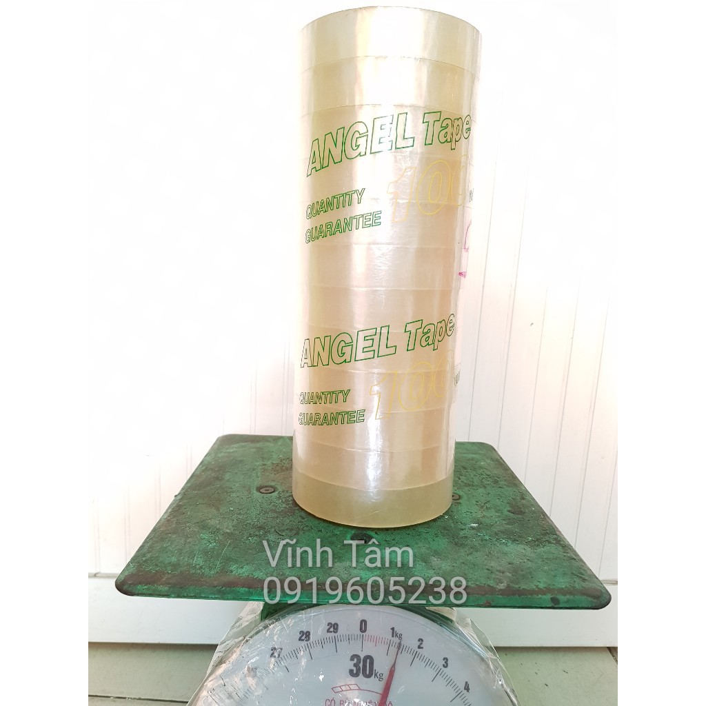 BĂNG KEO TRONG 2,4 P x 100Y LÕI SIÊU MỎNG