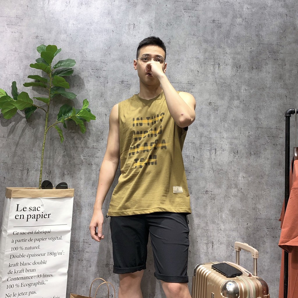 Áo sát nách tanktop gym bigsize 100kg nam thời trang thể thao cao cấp SNTQ 116