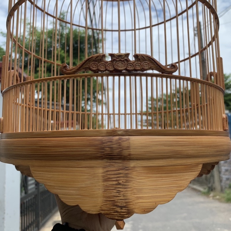 Lồng chim chích choè đất tre già, hàng kỹ