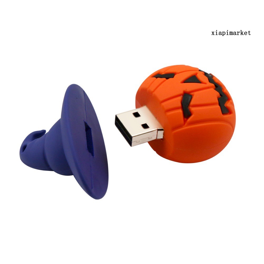 Usb 4 / 8 / 16 / 32 / 64 / 128gb Hình Bí Ngô Halloween