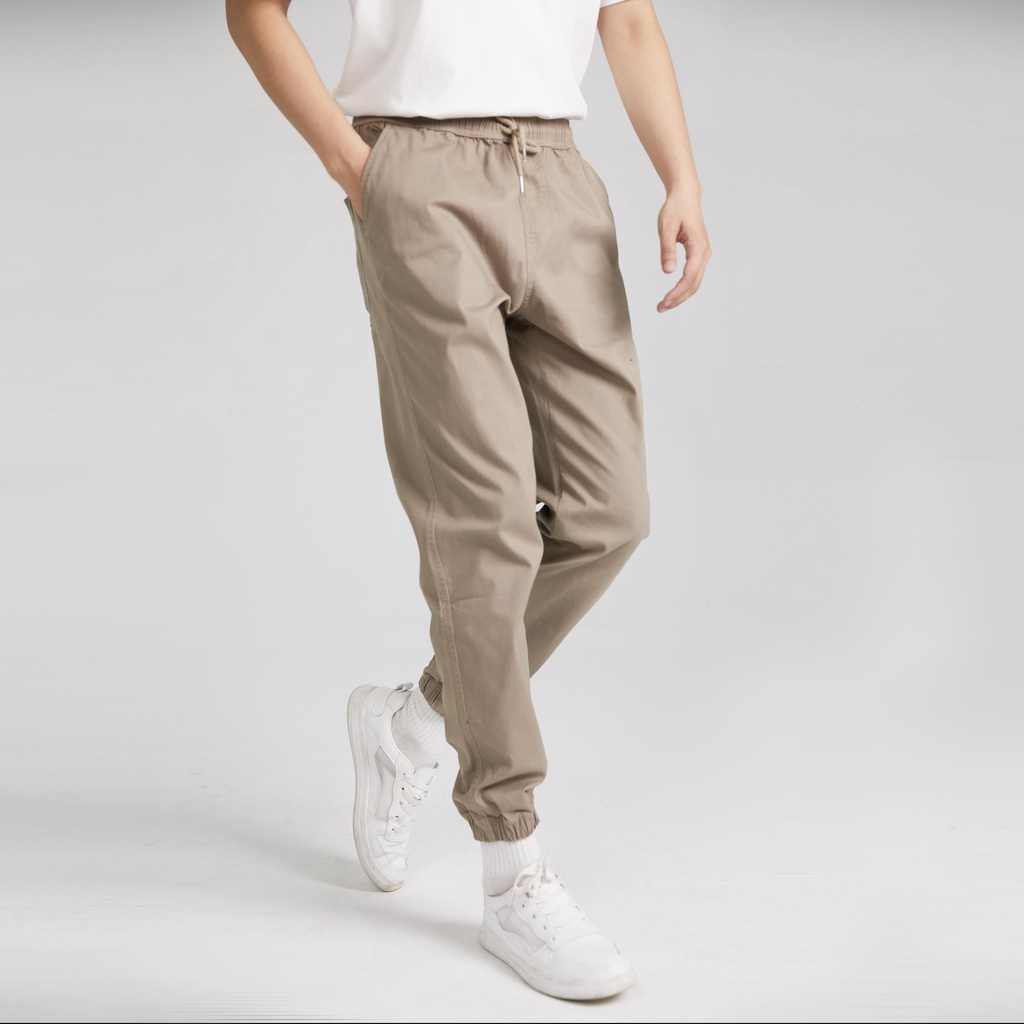 Quần jogger nam chất liệu kaki  trẻ trung thương hiệu 360 Boutique - QGKTK304