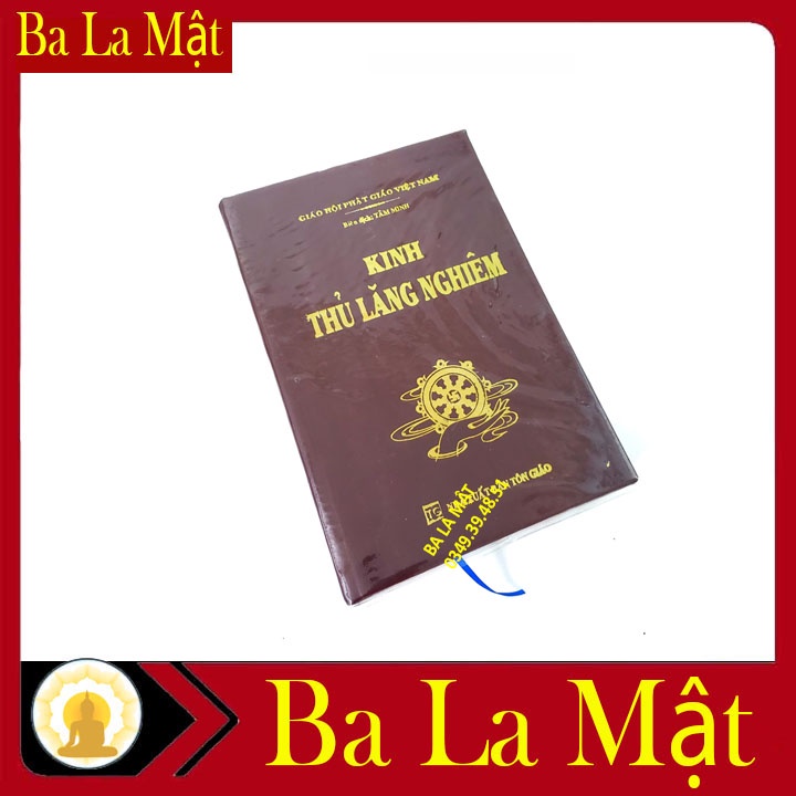 Sách - Kinh Thủ Lăng Nghiêm Trọn Bộ Bìa Da - Ba La Mật