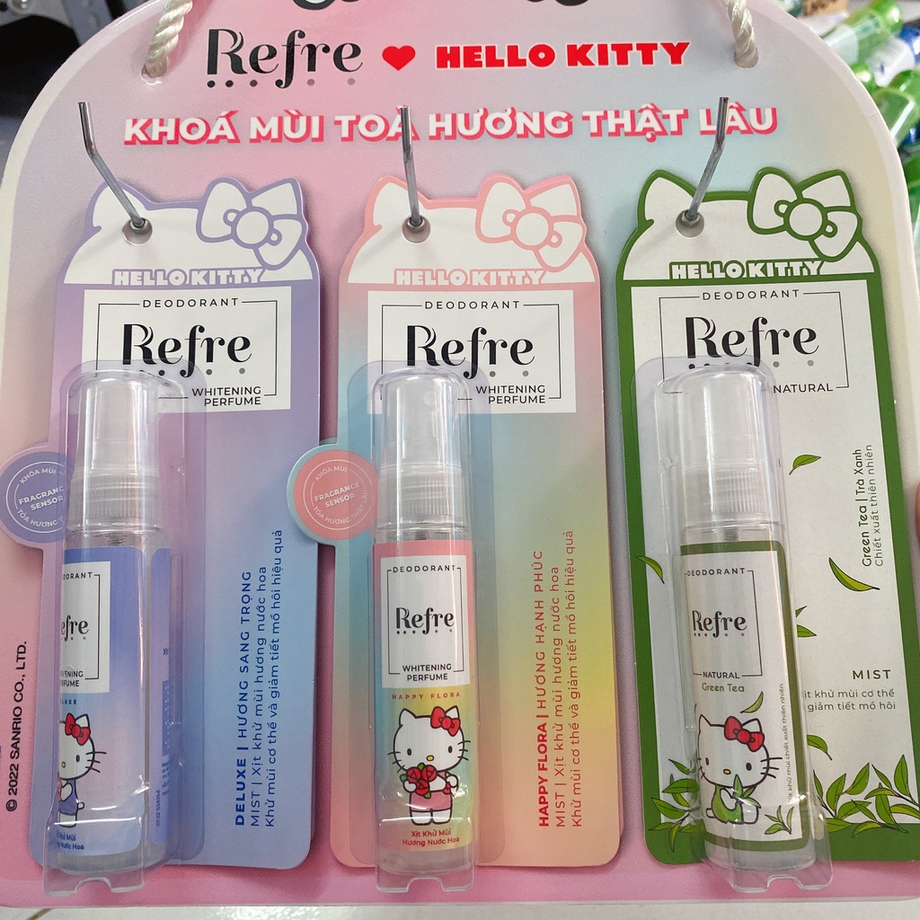 XỊT KHỬ MÙI REFRE 30ml đủ hương