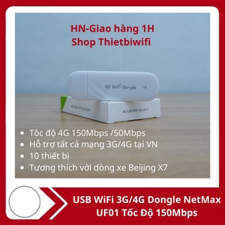 Usb phát wifi 3g/4g netmax uf01 tốc độ 150mbps