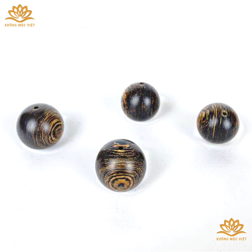 Hạt Trầm Hương Sánh Chìm Mix Vòng - Trầm Sánh Xưởng Mộc Việt Size 4 MM Đến 20 MM ( Giá Lẻ 1 Hạt )