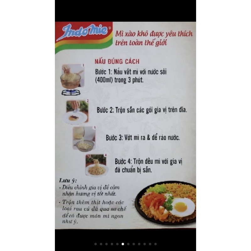 [Mã GROXUAN1 giảm 8% đơn 150K] 1 Thùng mì INDOMIE Goreng mix vị 40 gói siêu rẻ😍 | BigBuy360 - bigbuy360.vn