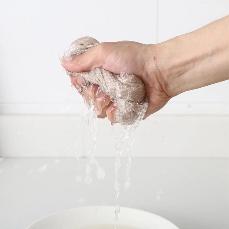 Set 5 khăn lưới lau chén đĩa kính đa năng