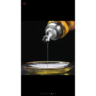 Chi thủy tinh đựng dầu nắp rót 180ml