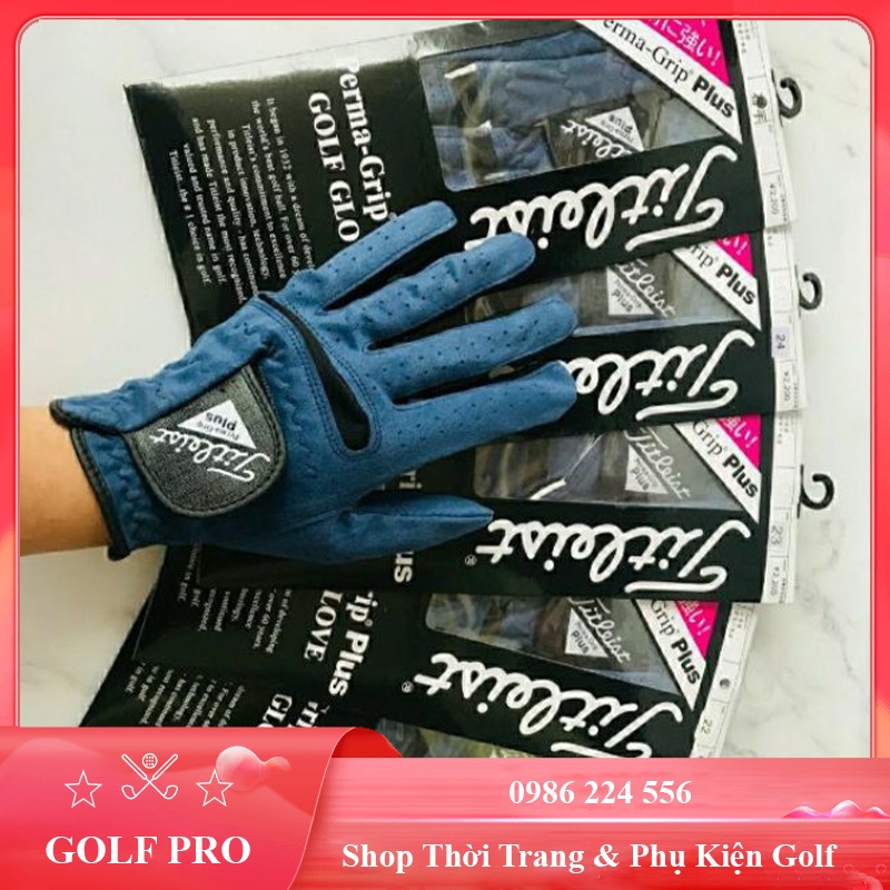 Găng tay golf nam nữ vải có cả 2 tay chống trượt bám dính đàn hồi thoáng khí GT018