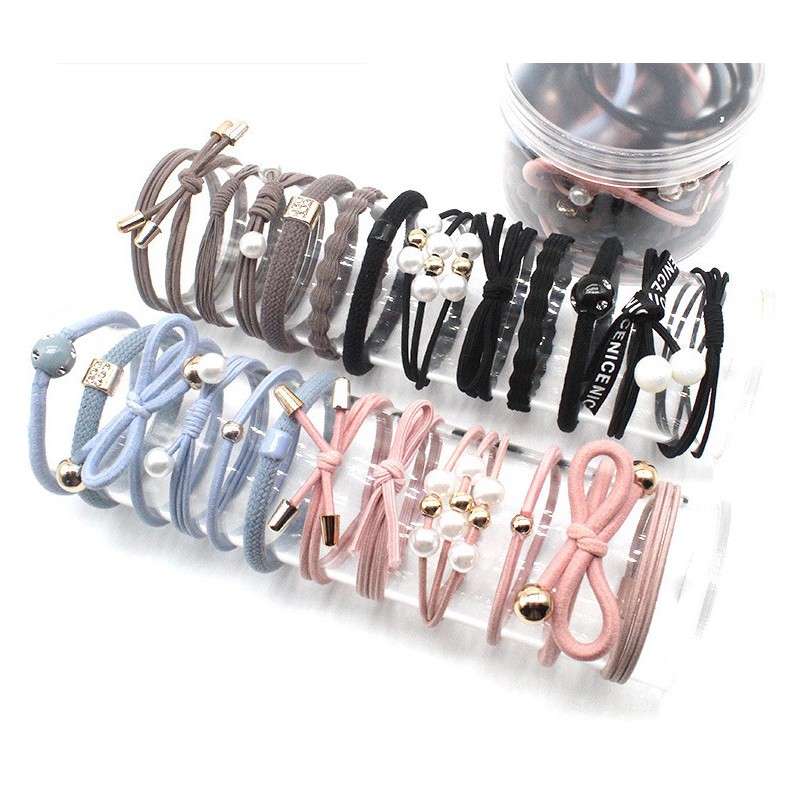 SET COMBO 12, 25 CỘT TÓC BUỘC TÓC ĐỦ LOẠI