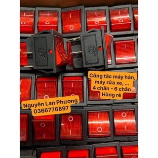 Công tắc đỏ 4 chân - 6 chân