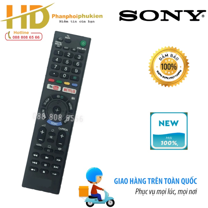 Điều khiển Smart tivi sony