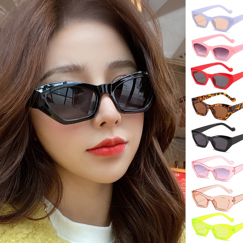 Kính mát mắt mèo gọng nhựa chống tia UV400 thời trang trẻ trung dành cho nam nữ