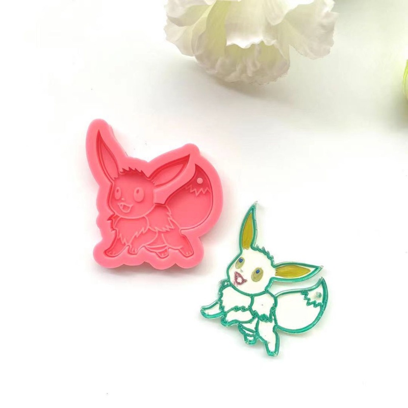 Khuôn Silicone Làm Móc Khóa Thủ Công Hình Chú Sóc Đáng Yêu