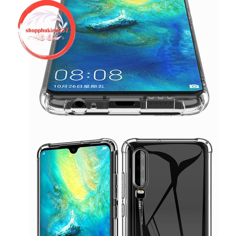 [Freeship toàn quốc từ 50k] Ốp Lưng Huawei P30 Ốp Dẻo Trong Suốt Chống Sốc 4 Góc