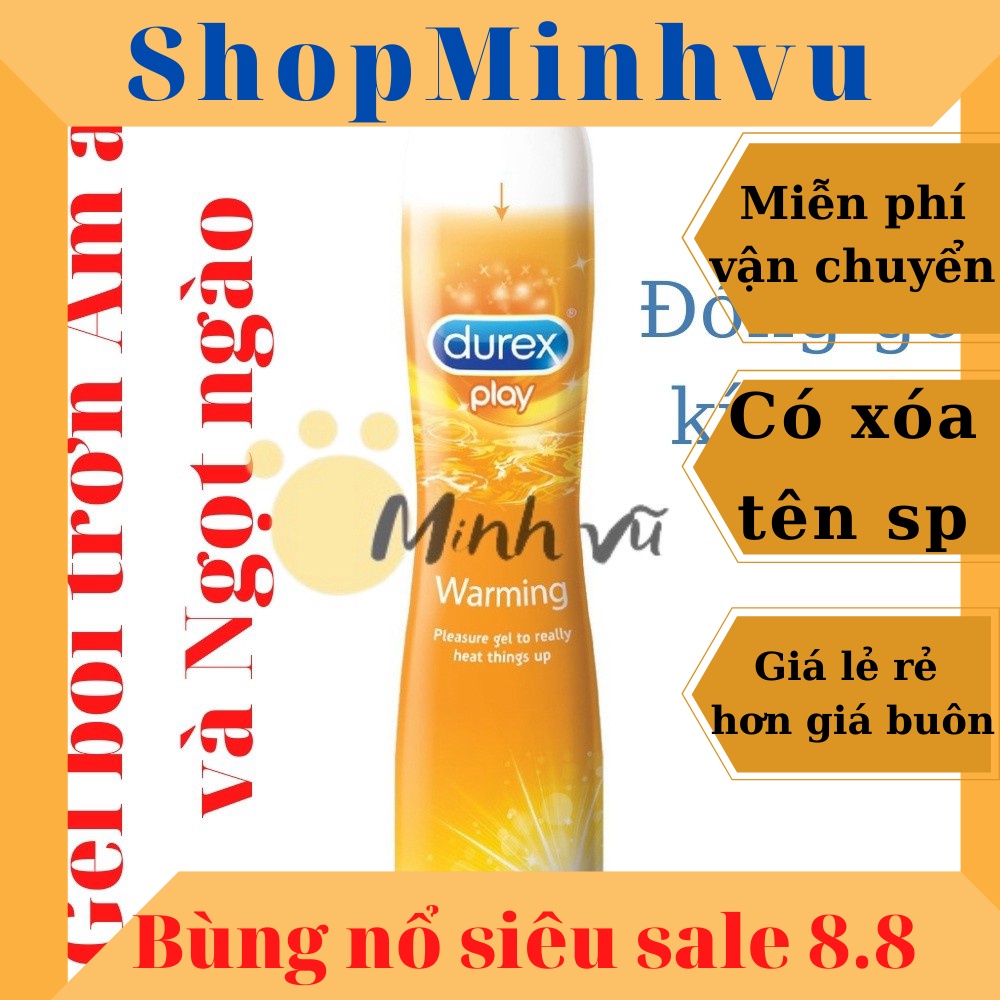 Gel bôi trơn làm ấm Durex Play Warming 100ml