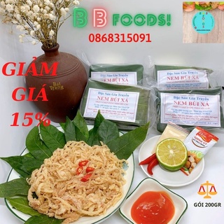 Nem Bùi Bắc Ninh chuẩn  200gr - free ship ( hoả tốc 2h ) giảm giá 15% đồ ăn vặt, đồ nhậu giá rẻ/bbfoods