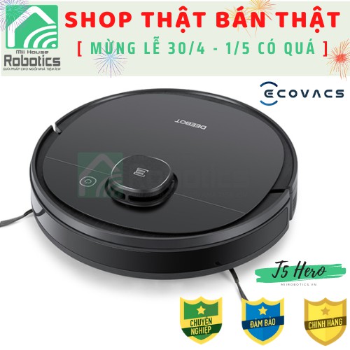 [Mod 2021]Ecovacs DEEBOT T5 HERO | T5 Max Robot Hút Bụi - Robot lau nhà - Hàng mới 100% Chính hãng - Giá tốt nhất