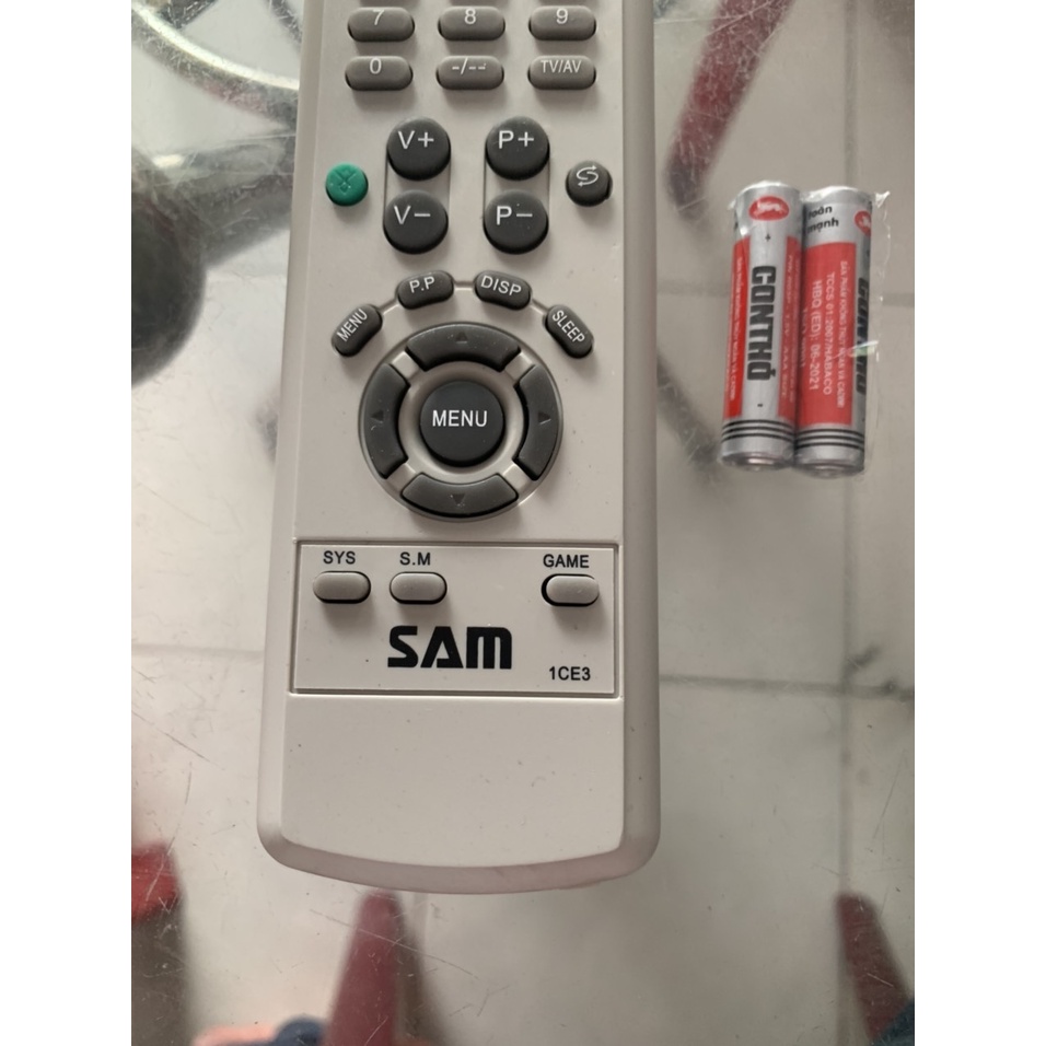 Remote Tivi - Điều khiển TV SAM NHỎ SAM VUÔNG (trắng hoặc đen, shop giao ngẫu nhiên) - điều khiển tivi SAM