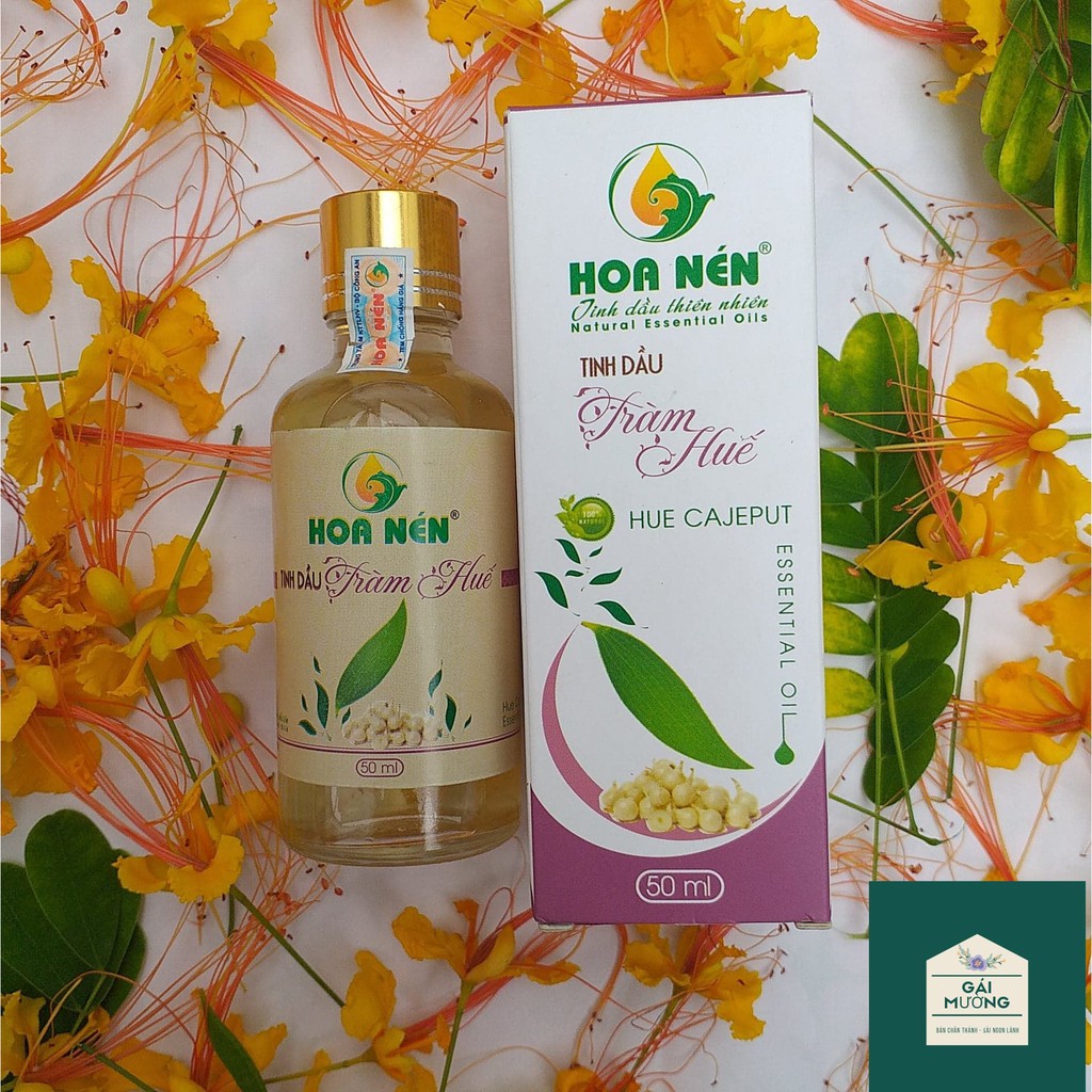 Tinh dầu tràm cao cấp loại 1 ngâm củ nén (50ml) tại Shop Gái Mường Bình Dương