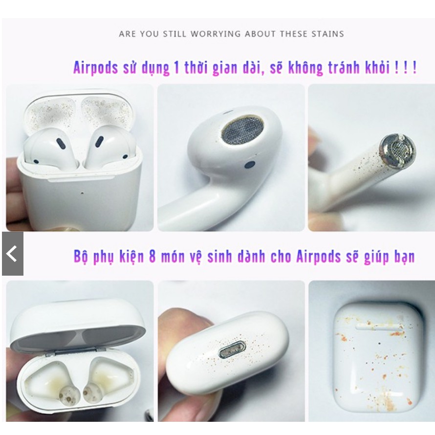 Bộ vệ sinh tai nghe bluetooth Airpods , máy ảnh ...