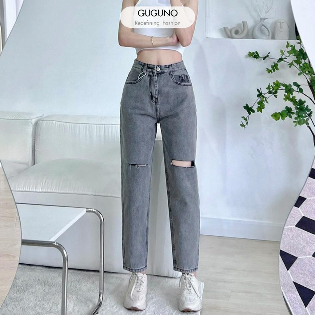 Quần jeans nữ baggy GUGUNO