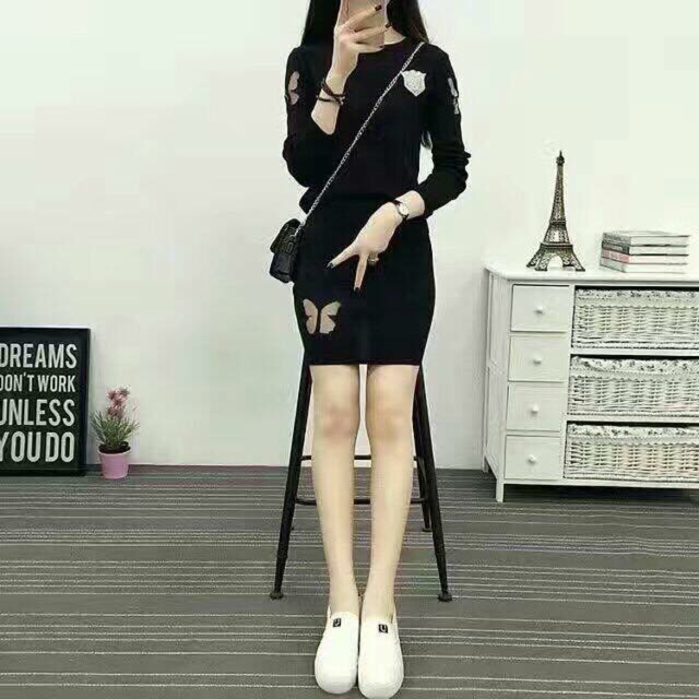 Sét váy len Quảng Châu - Hàng đẹp L1