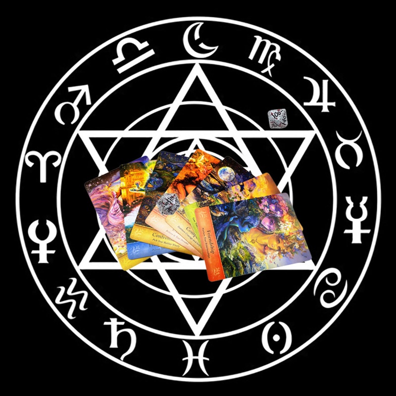 Tấm Thảm Trải Bàn Chơi Bài Tarot Họa Tiết Game Fate Guidance Độc Đáo