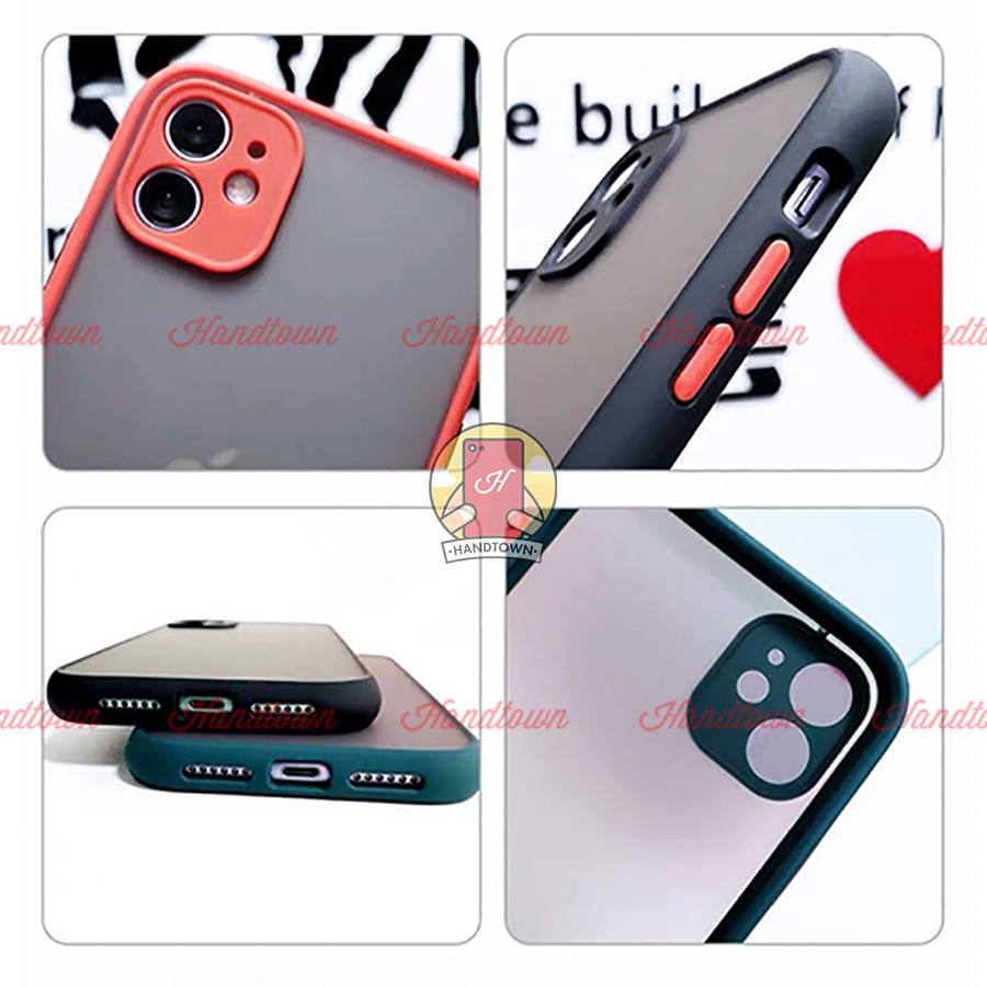 Ốp lưng nhám bảo vệ camera iPhone 7 8 7 Plus 8 Plus X Xs Xr XsMax iPhone 11 11 Pro 11 Promax Handtown 200907