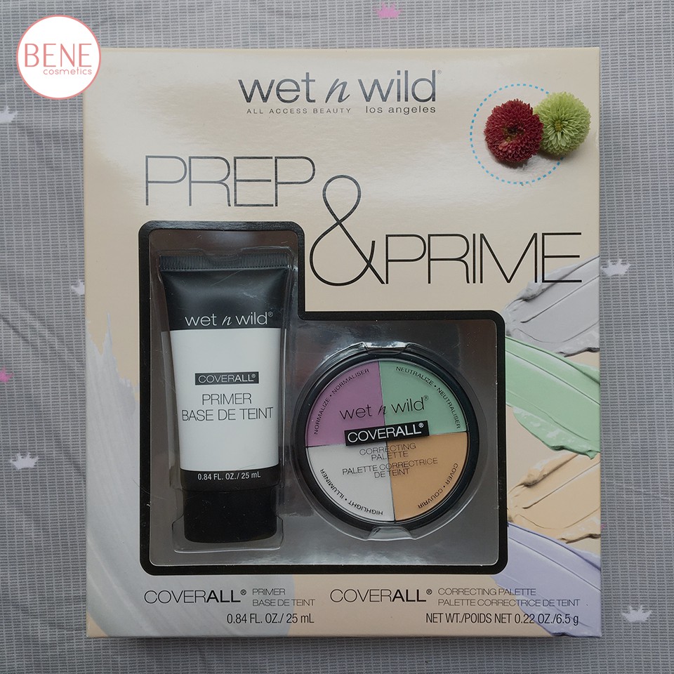 [Chính Hãng] Set Kem Lót Và Che Khuyết Điểm WET N WILD Coverall Prep & Prime Primer Correcting Palette Concealer | BigBuy360 - bigbuy360.vn