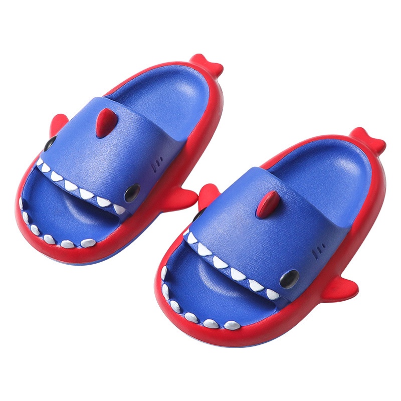 Dép Sandal Ttc003 Hình Cá Mập Nhiều Màu Đế Mềm Chống Trượt Dành Cho Bé