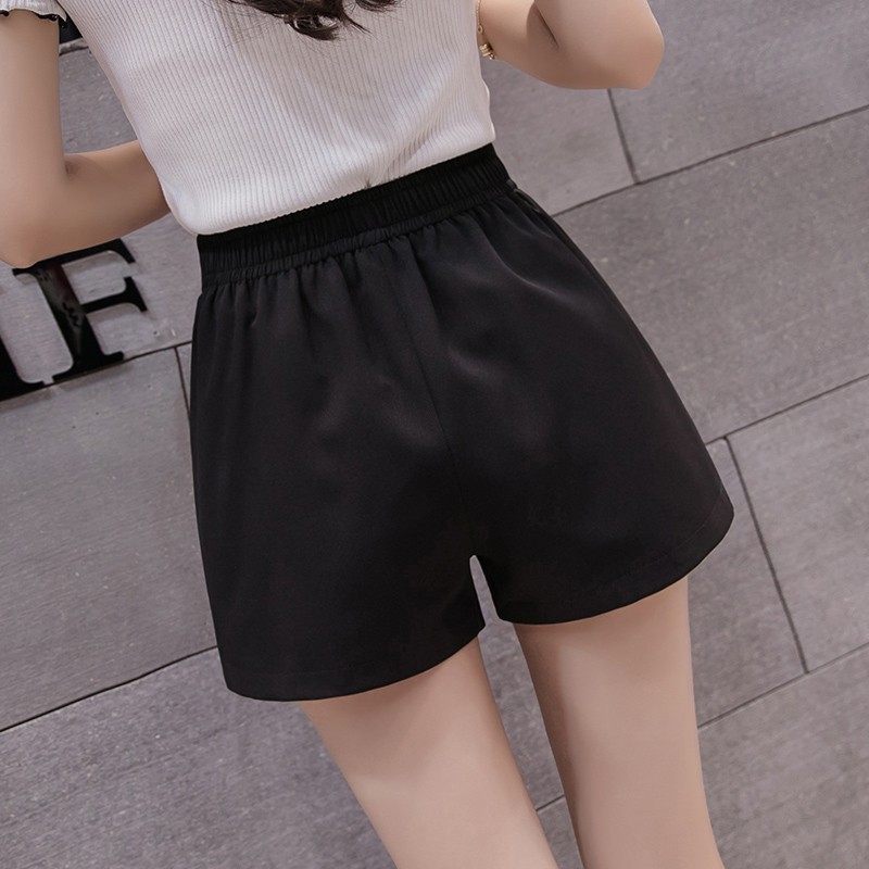 Quần Short Chiffon Lưng Cao Dáng Chữ A Ống Rộng Co Giãn Thời Trang Mùa Hè Hàng Mới Dành Cho Nữ | BigBuy360 - bigbuy360.vn