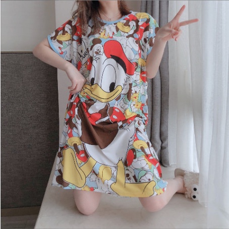 Váy ngủ,Đầm Ngủ Hoạt Hình A01 Siêu Cute
