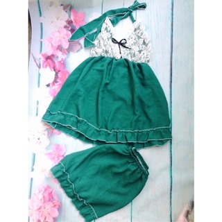 Đồ Bộ mặc ngủ thun lạnh ren 2 dây