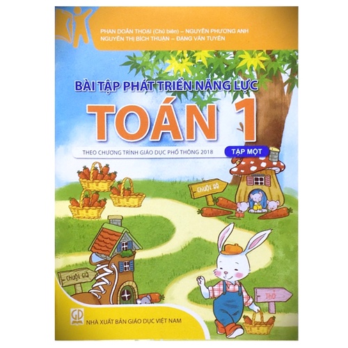 Sách - Bài tập phát triển năng lực môn toán lớp 1 tập 1 - Theo chương trình giáo dục phổ thông 2018