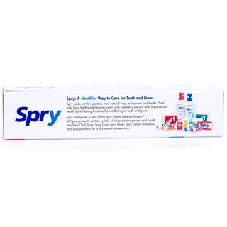 Kem đánh răng Spry, vị Peppermint 141g (Flouride Free)