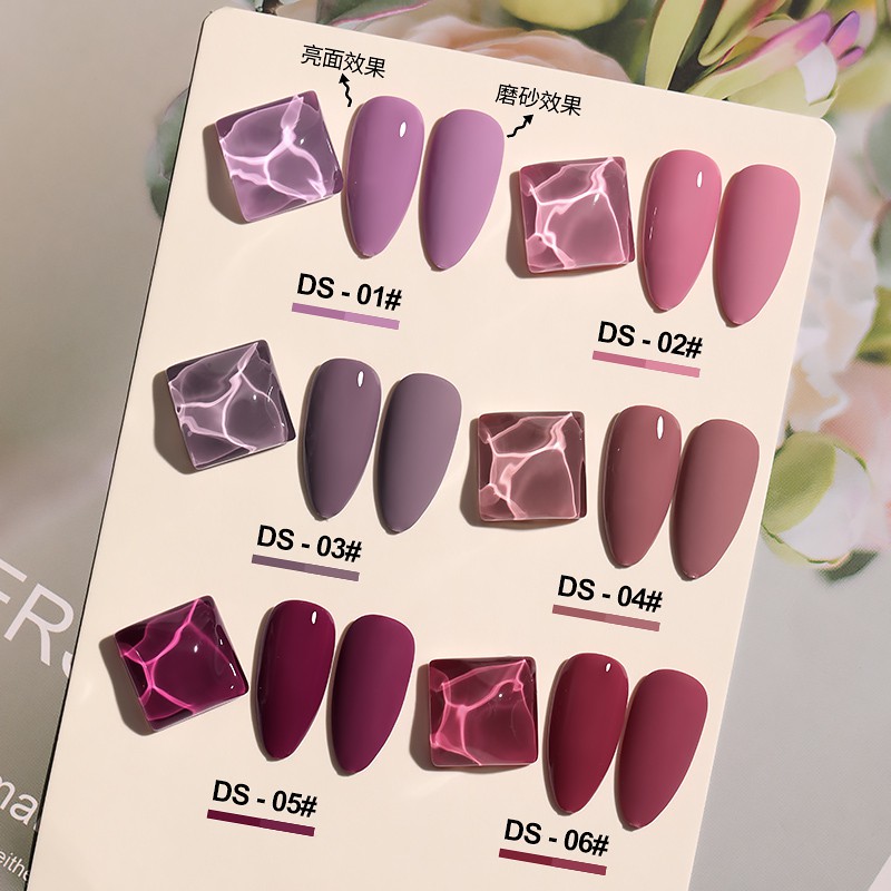 Sơn gel AS - màu tím mã DS