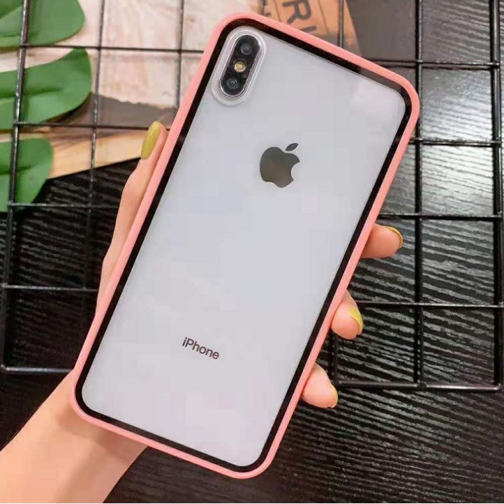 Ốp iphone - Ốp lưng trong suốt viền màu IP6/6s  Ip6plus/6splus IP7/8   IP7Plus/8Plus IPX/XS IPXSMAX/IP11/11Pro/11Pro Max | BigBuy360 - bigbuy360.vn