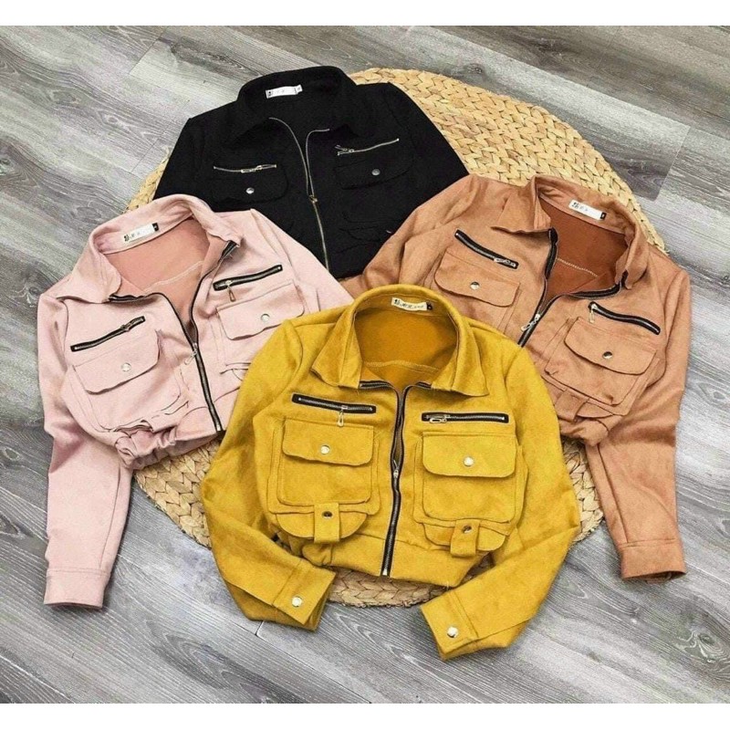 🌵Áo khoát da lộn Qc xịn cực đẹp 🌵🌵 | BigBuy360 - bigbuy360.vn