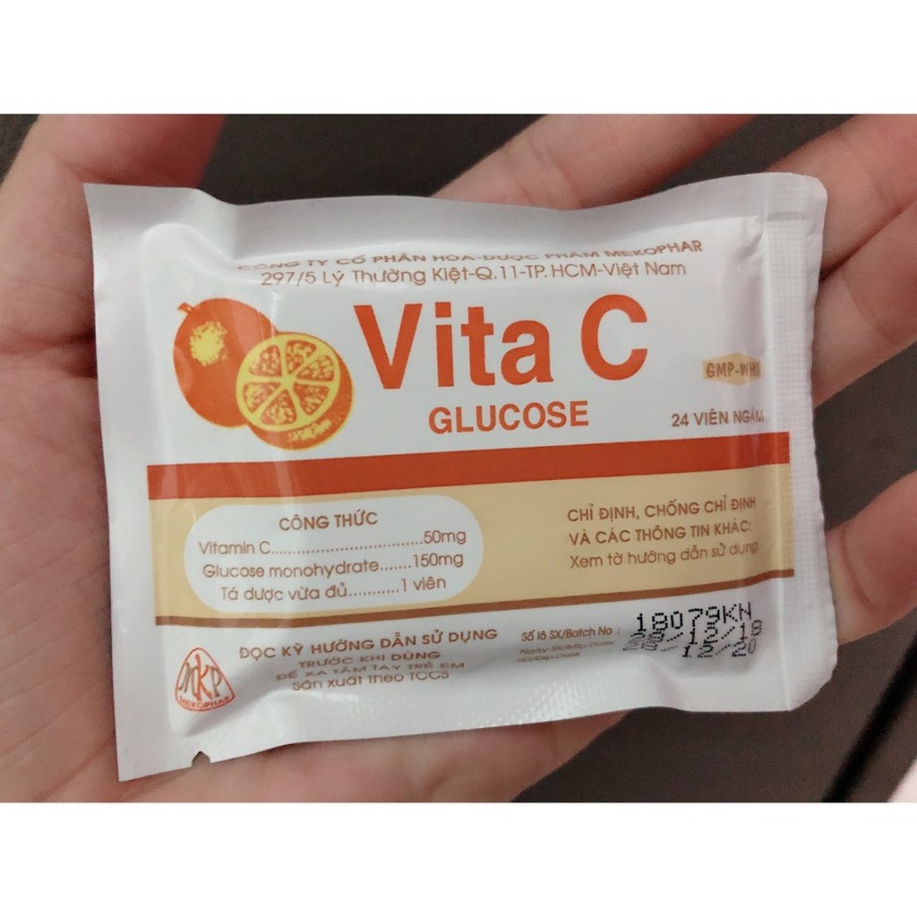 Polikid | 3 gói kẹo ngậm Vitamin C + Glucose