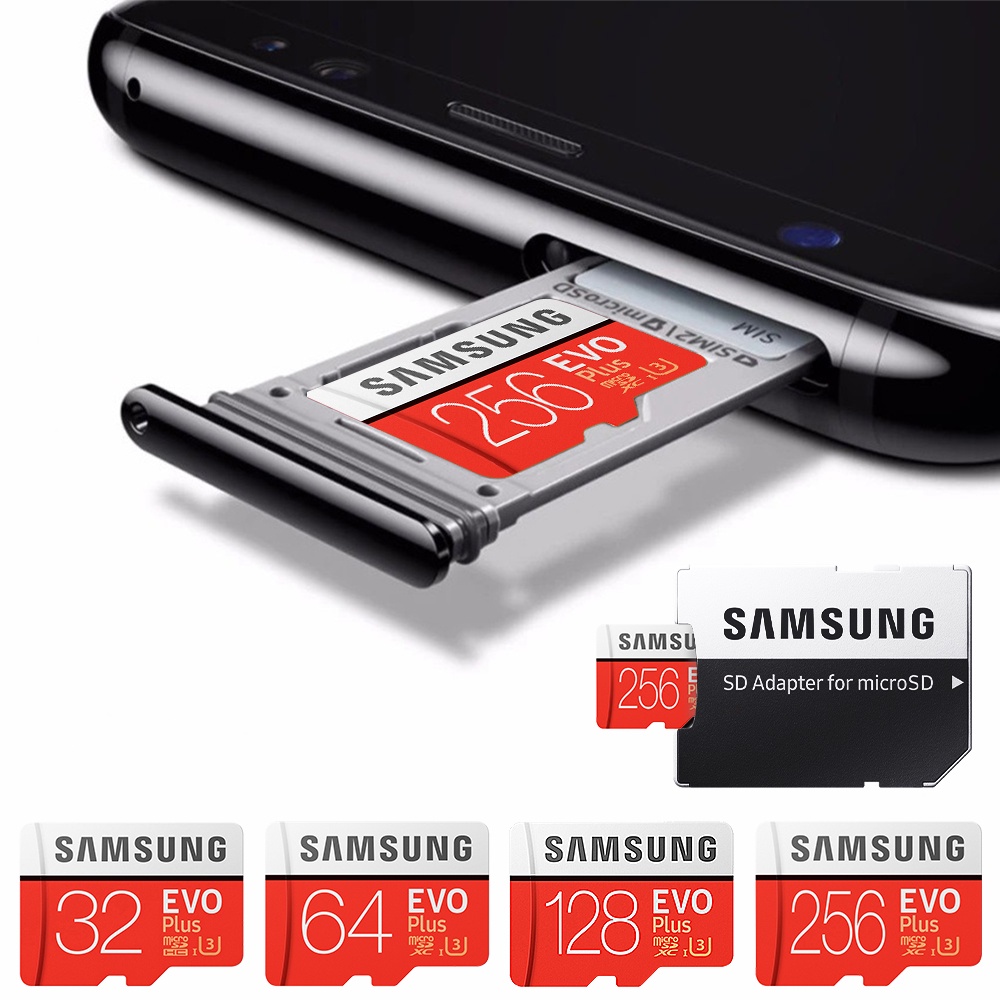 Thẻ nhớ Samsung Pro Evo 32GB / 64G / 128G / 256GB Micro SD Samsung Pro Evo Plus Class 10 TF | BigBuy360 - bigbuy360.vn