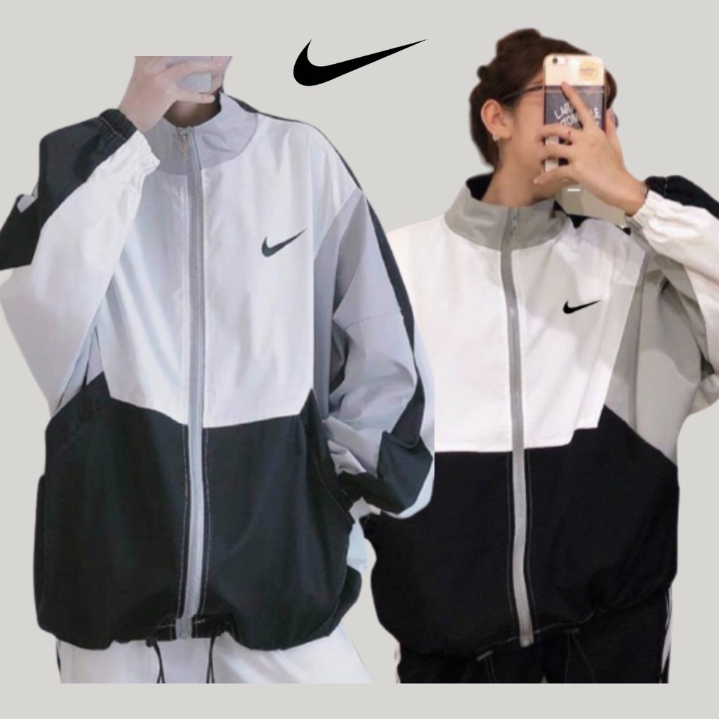 Áo Khoác Gió Nam Nữ, Áo Khoác Nike Logo Vintage Chất Cao Cấp - BICO Studio