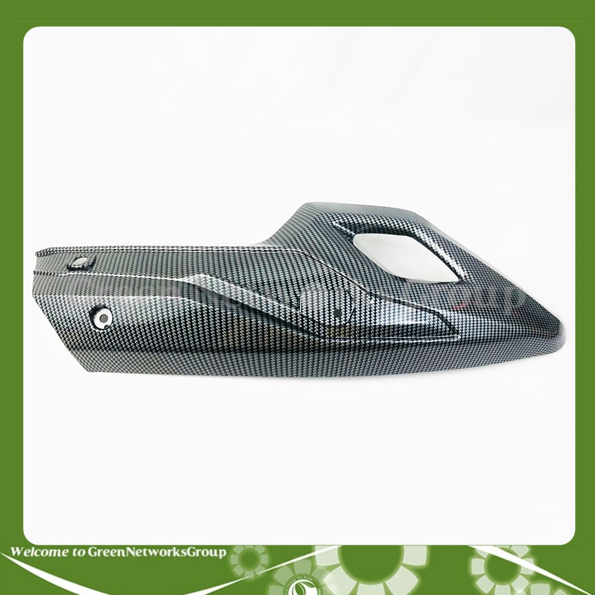 Ốp pô Carbon xe Sh 2017 Greennetworks ( 1 Cái )