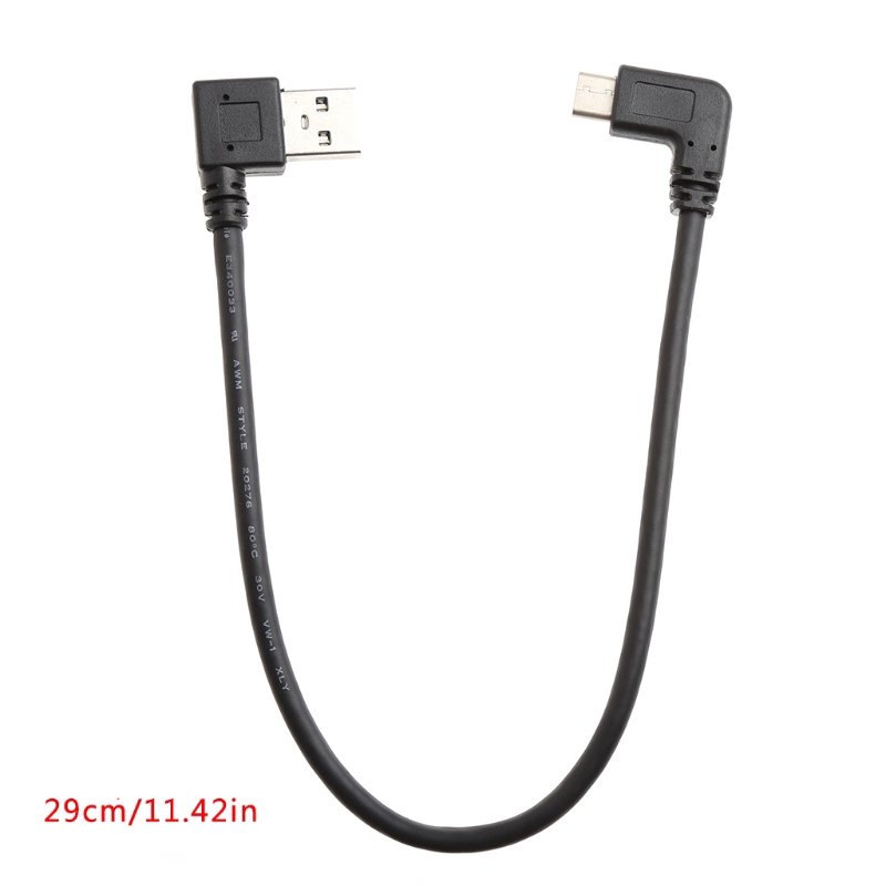 Cáp 2 đầu hình chữ L USB3.0 A và USB3.1 Type C