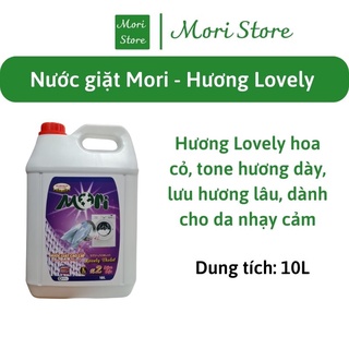 Nước giặt cao cấp MORI hương Lovely, dung tích 10L