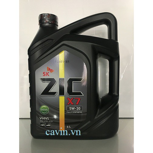Dầu nhớt Zic X7 Diesel 5W30 CI-4  cho xe máy dầu