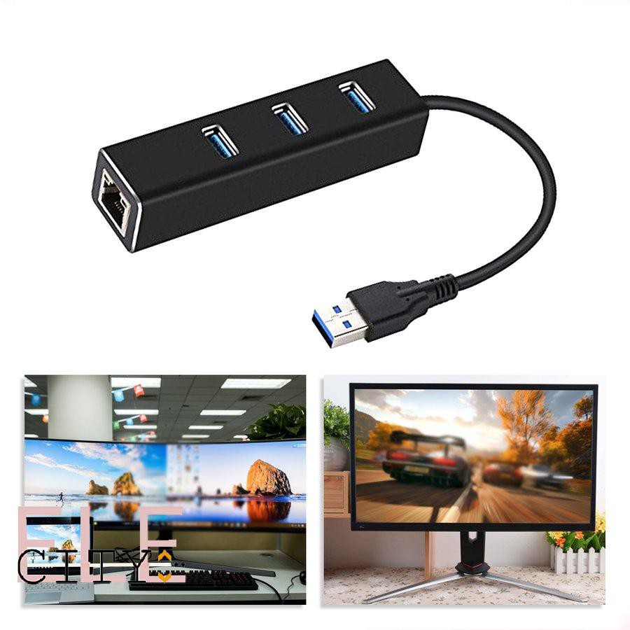 Cổng cắm USB3.0HUB + cho mạng Ethernet LAN Rj45 1000mbps